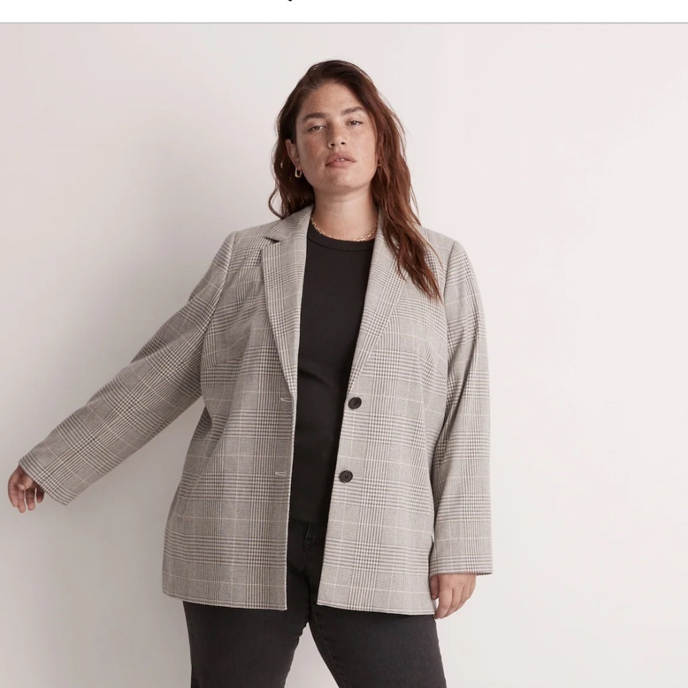 🆕 Madewell Plaid Dorset Blazer
